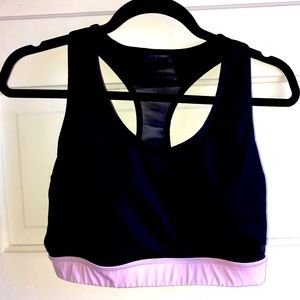 LuLaRoe Invincible Sports Bra- Black & Purple